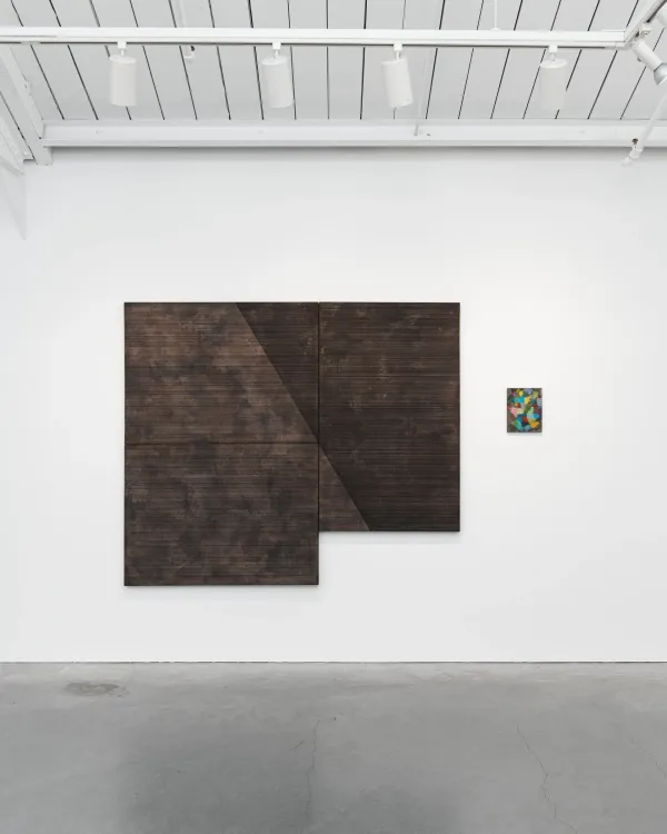 Installation view, Blaise Rosenthal: A Far Country, Municipal Bonds · 2026 (12)