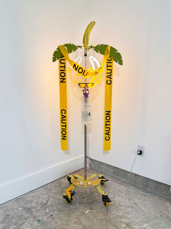 Rose Briccetti, Electric Banana Crucifix, 2026. Courtesy of the artist and Track 16