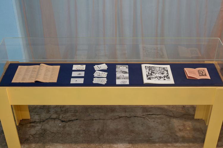 Installation view, a bookwork in many places, Joan · 2026 (13)