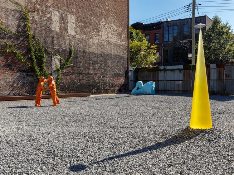 Installation view, if I ran the circus, Entrance Gallery, Red Hook
