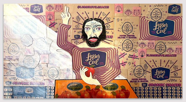 Installation view, Cardboard Chapel, Anna Zorina Gallery · 2026 (5)