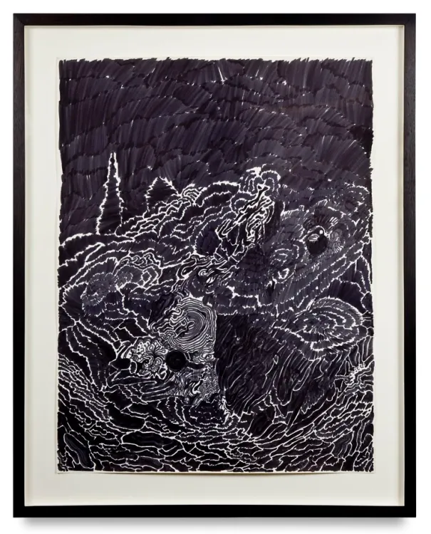 Installation view, Inkblot & Felt Tip Pen Drawings, Michael Kohn Gallery · 2026 (8)
