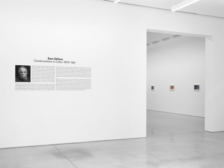 Installation view, Constructions in Color, 1978–1981, David Kordansky Gallery · 2025 (1)