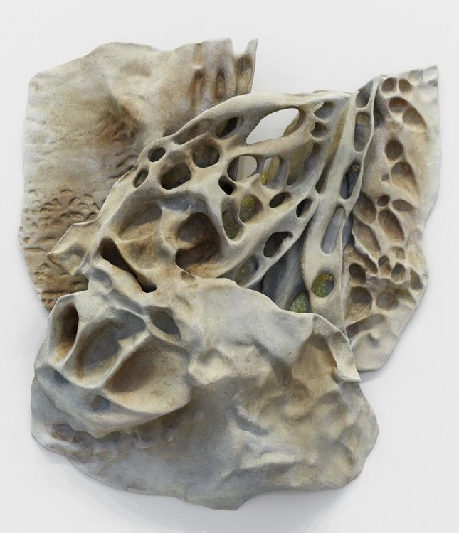 Cristina Iglesias, Possible Matter IV, 2026. Cast aluminum and transparent resin, 123 × 116 × 25 cm / 48 × 46 × 10 in. © Cristina Iglesias, VEGAP, Madrid. Courtesy the artist and Hauser & Wirth. Photo: Sarah Muehlbauer
