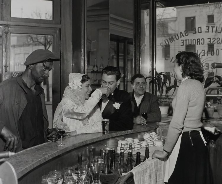 Robert Doisneau, Café noir et blanc, 1948