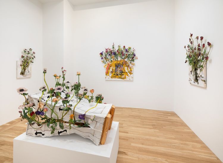 Installation view of David Kennedy Cutler, "Vessels," Derek Eller Gallery, New York, October 16 – November 14, 2026.