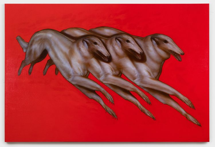 Installation view, DOUBLECROSS, Nicodim, Los Angeles
