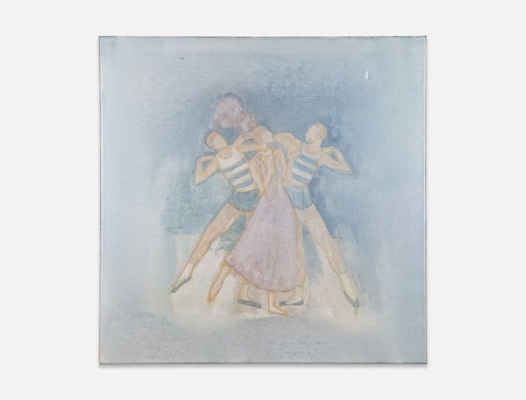 Silke Otto-Knapp, Untitled, c. 2007-2009, Watercolor on canvas, 24 x 24 x 3/4 inches (61 x 61 x 1.9 cm)