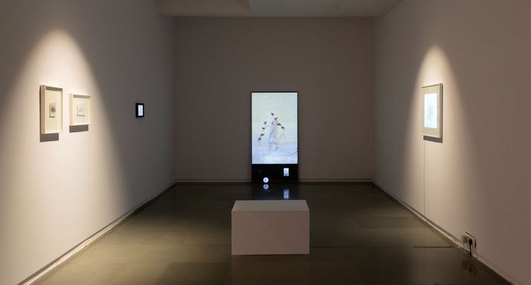 Installation view, Till the mountain becomes the mountain again, Talwar · 2026 (6)