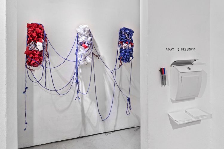 Installation view, Yearning to Breathe Free, Open Source · 2026 (1)