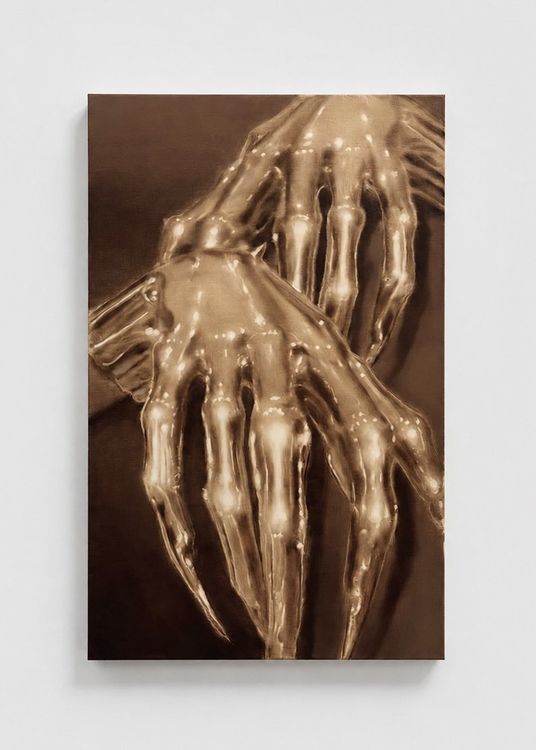 Tomas Harker, Nosferalgia, 2026, oil on canvas, 43 1/2 x 27 1/2 in. (110 x 70 cm)