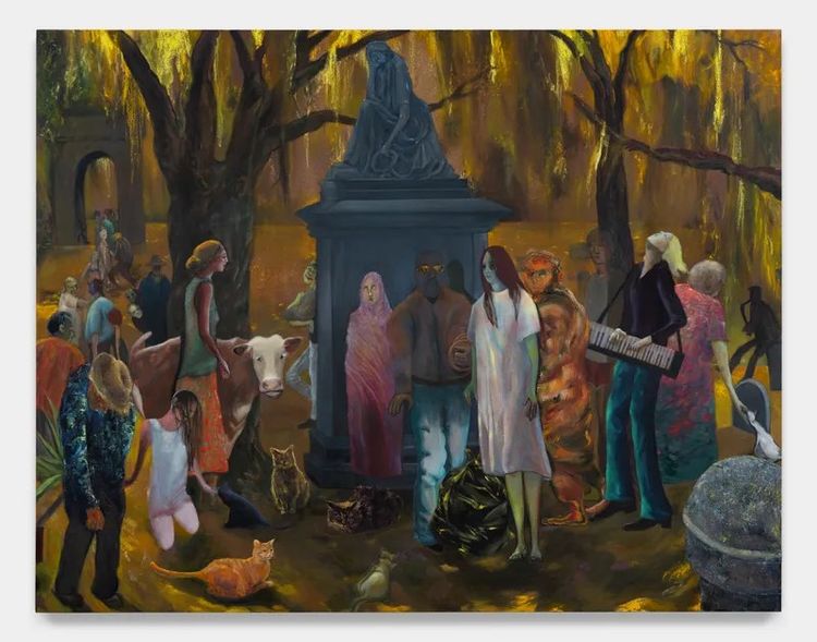 Installation view, Chaos Bewitched, Charles Moffett