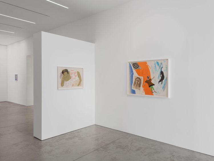 Installation view, Emma Amos, Alison Jacques · 2025 (3)