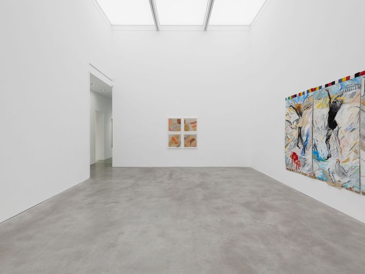 Installation view, Emma Amos, Alison Jacques · 2025 (7)