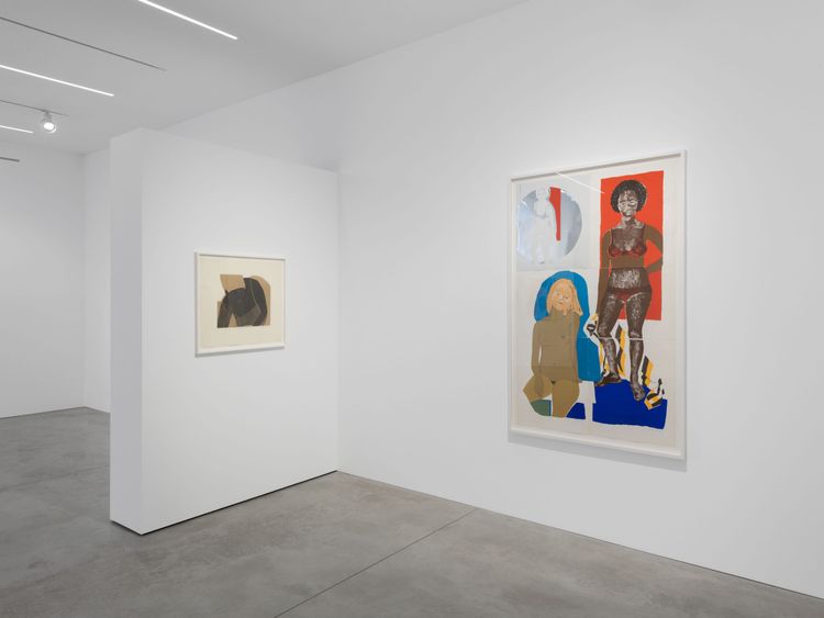 Installation view, Emma Amos, Alison Jacques · 2025 (6)