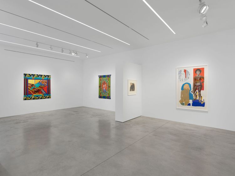 Installation view, Emma Amos, Alison Jacques · 2025 (1)