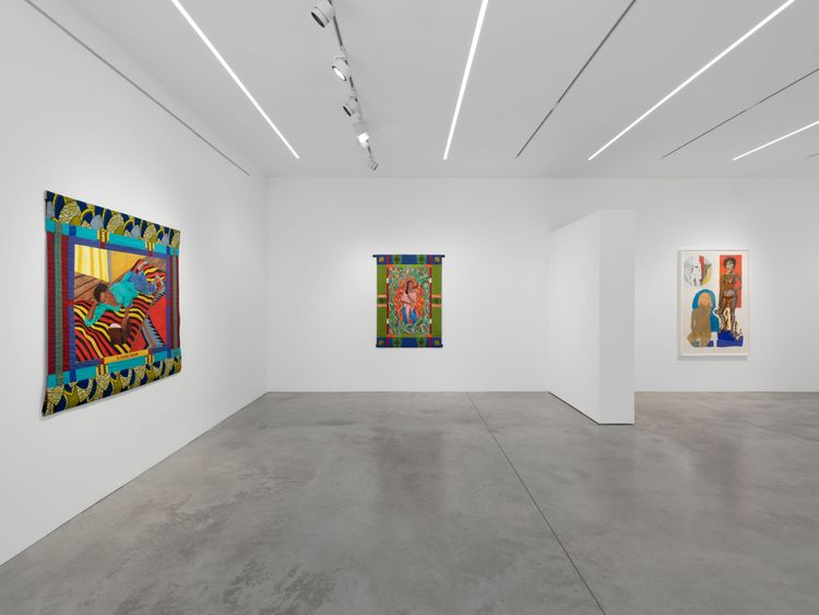 Installation view, Emma Amos, Alison Jacques · 2025 (2)
