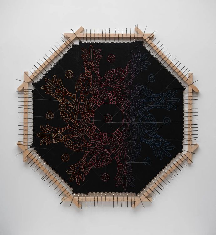 Installation view, Smoking Mirror, Charles Moffett