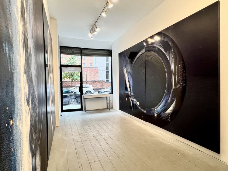 Installation view of Hiroko Ohno, "Event Horizon," Amos Eno Gallery, New York.