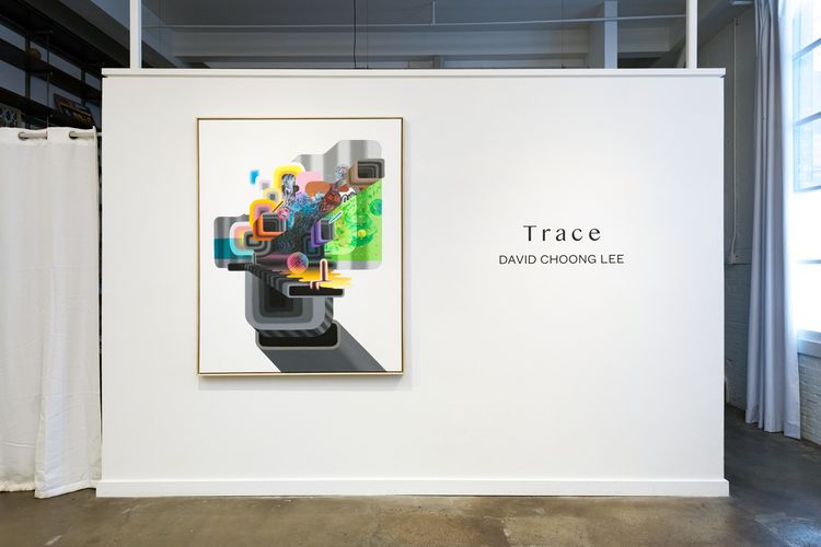 Installation view, Trace, Heron Arts