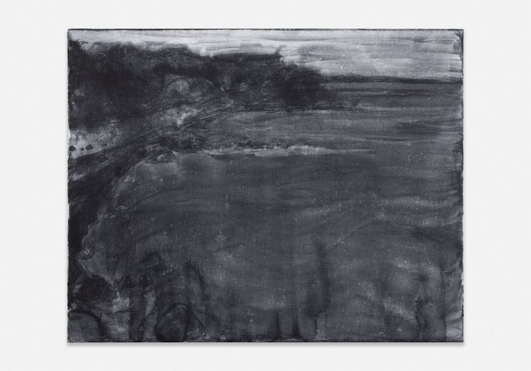 Silke Otto-Knapp, Untitled, c. 2011, Watercolor on canvas, 15 3/4 x 19 3/4 x 3/4 inches (40 x 50.2 x 1.9 cm)