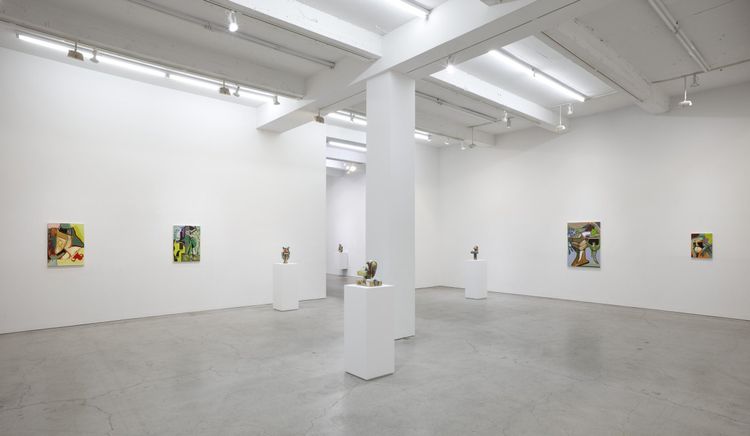 Installation view, Magalie Guérin: a hand a hand, Sikkema Malloy Jenkins, New York, 2026