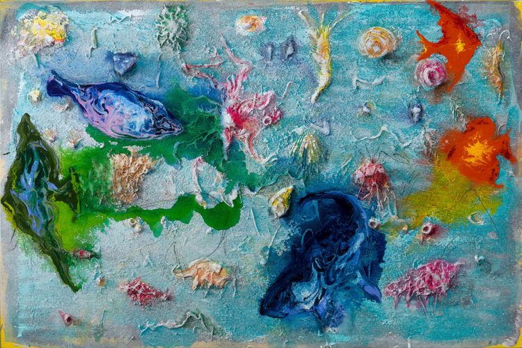 Installation view, Miquel Barceló, Acquavella Galleries