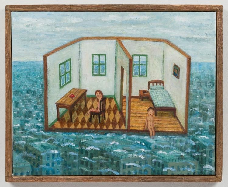 Installation view, Floating Through Time, Pippy Houldsworth