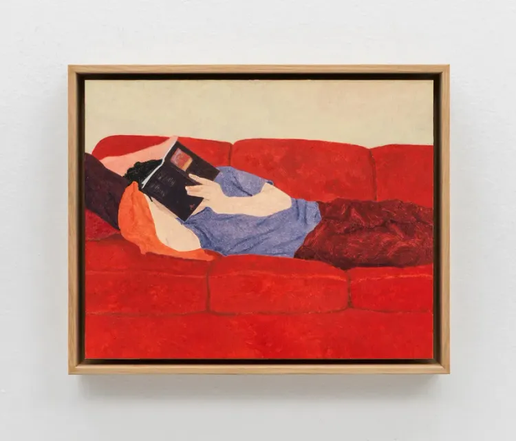 Installation view, Pillow Paintings, François Ghebaly · 2026 (18)