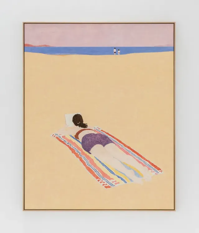 Installation view, Pillow Paintings, François Ghebaly · 2026 (16)