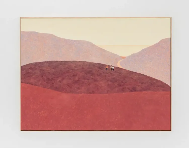 Installation view, Pillow Paintings, François Ghebaly · 2026 (20)