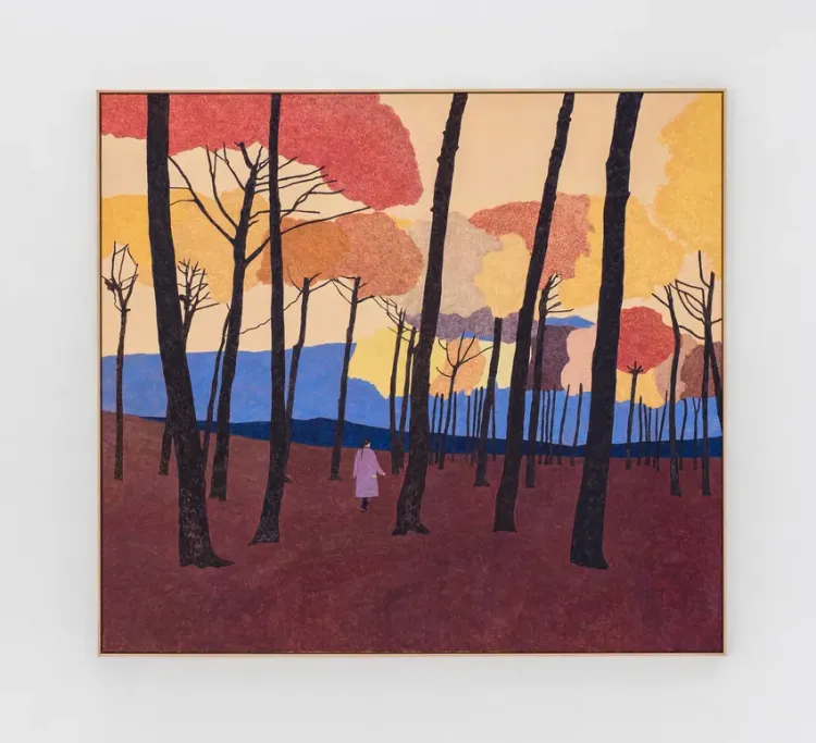 Installation view, Pillow Paintings, François Ghebaly · 2026 (27)