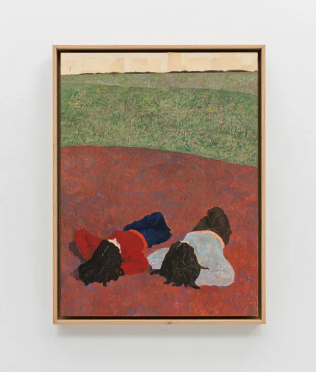 Installation view, Pillow Paintings, François Ghebaly · 2026 (26)