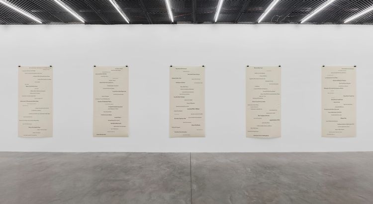 Installation view, Gabriel Orozco: Chronotopic, White Cube Bermondsey