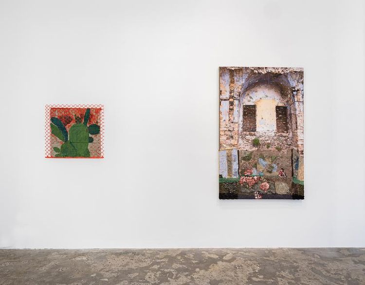 Installation view, Twice Broken Heart, Slag & RX