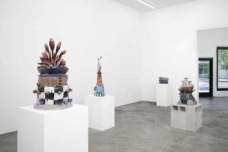 Installation view, Sunken Bust Shimmering Stone, Megan Mulrooney · 2026 (3)