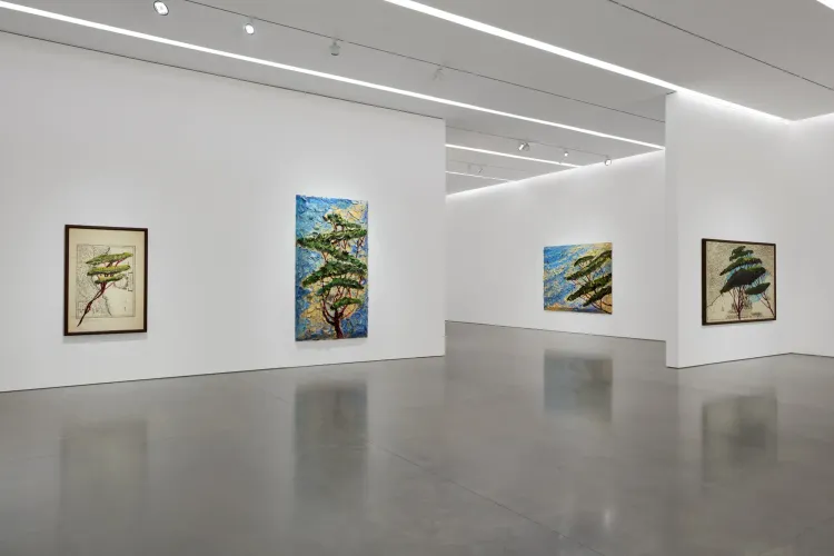 Installation view, Italy Through Its Trees, Pace · 2026 (2)
