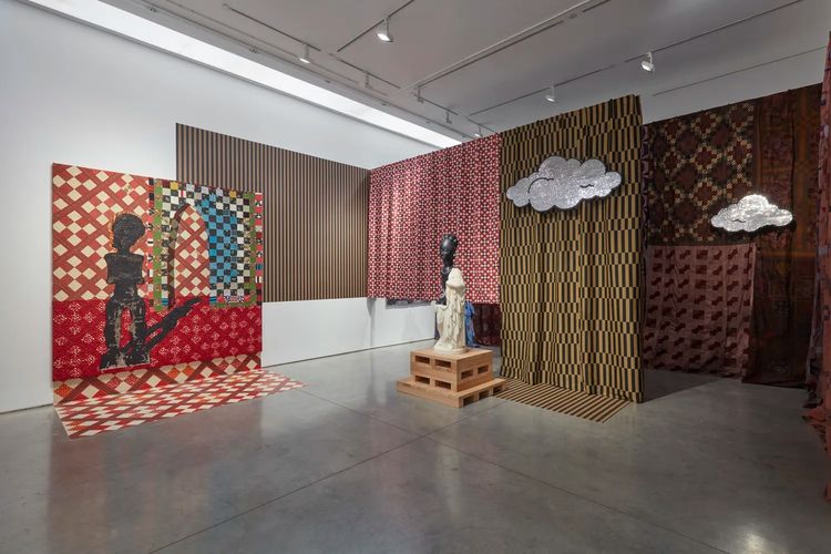 Installation view, The Gift of Tongues, Marianne Boesky Gallery, 507 24th Street · 2026 (1)