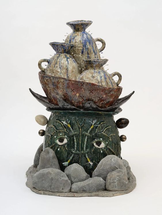 Installation view, Sunken Bust Shimmering Stone, Megan Mulrooney · 2026 (22)