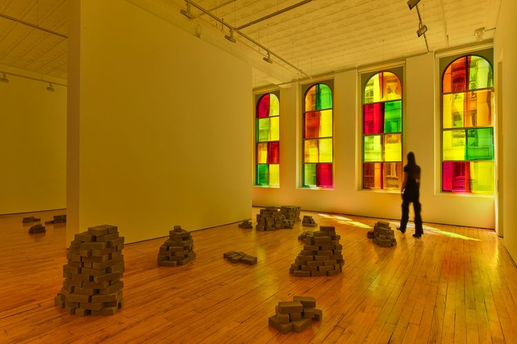 Installation view, 100 Famous Views of New York City (After Hiroshige), James Cohan, 52 Walker Street · 2025 (5)