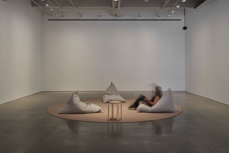 Installation view, tarab: recordings of classical arab music selected by tarek atoui, kurimanzutto · 2026 (3)