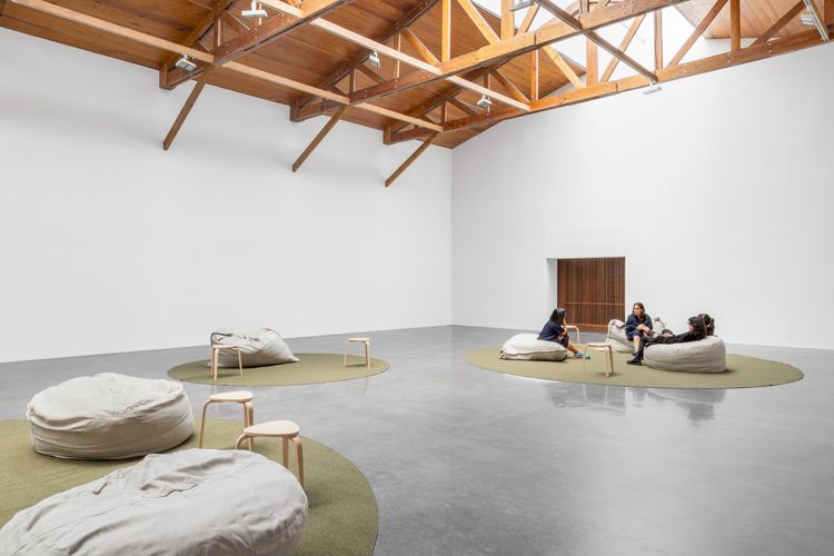 Installation view, tarab: recordings of classical arab music selected by tarek atoui, kurimanzutto · 2026 (4)