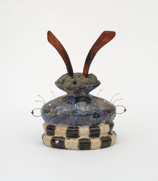 Installation view, Sunken Bust Shimmering Stone, Megan Mulrooney