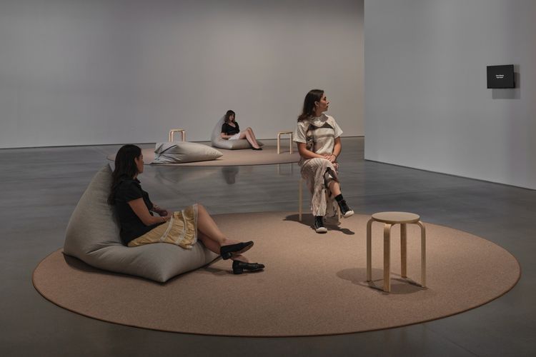 Installation view, tarab: recordings of classical arab music selected by tarek atoui, kurimanzutto · 2026 (2)