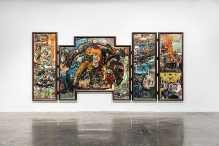 Installation view, Burning in the Eyes of the Maker, Jeffrey Deitch, West Hollywood · 2026 (10)