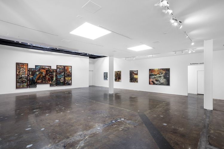 Installation view, Burning in the Eyes of the Maker, Jeffrey Deitch, West Hollywood · 2026 (9)