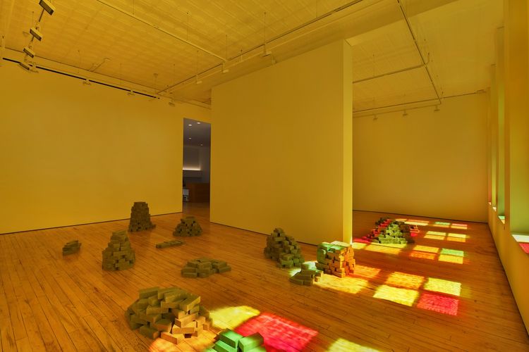 Installation view, 100 Famous Views of New York City (After Hiroshige), James Cohan, 52 Walker Street · 2025 (4)