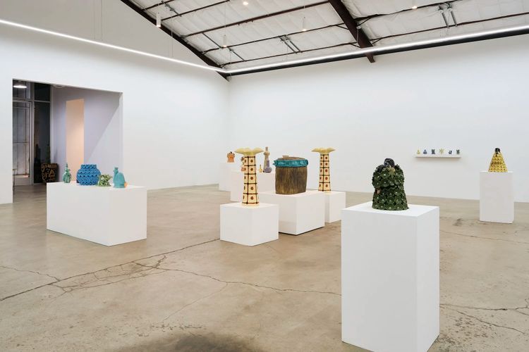 Installation view, Above Earth, Under The Rays of the Sun, The Pit · 2026 (4)