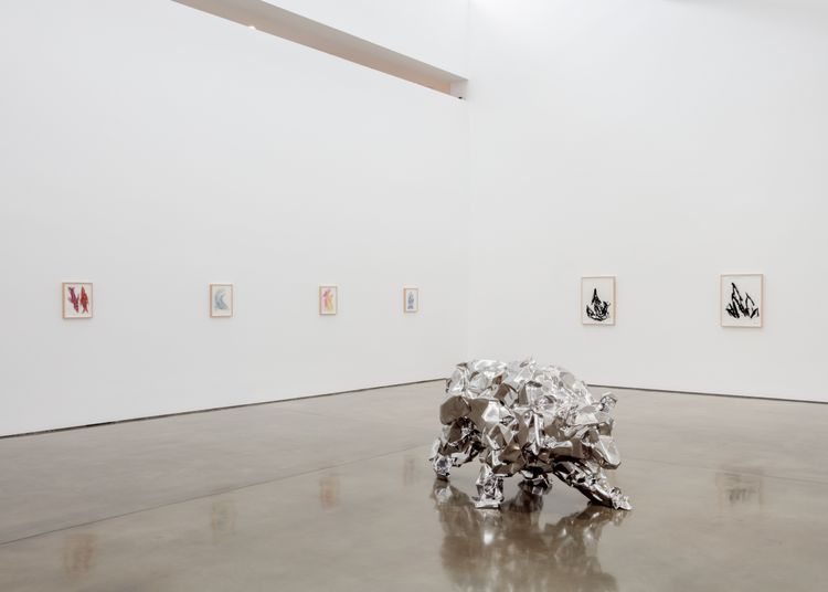 Installation view, Frank Gehry, Gagosian, Beverly Hills