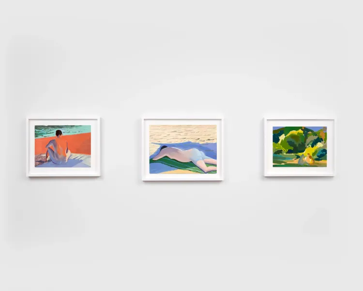 Installation view, Again for the first time, Fernberger Gallery